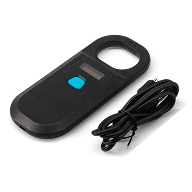 

125KHz Pet Cat Fish Dog Cow Sheep Reader 134.2KHz Animal RFID Identificacion EMID FDX-B Microchip Scanner