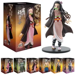 Anime 16CM Demon Slayer Kimetsu no Yaiba figure Kamado Tanjirou Action Figure Agatsuma Zenitsu Nezuko Warrior PVC Model Toys AAA