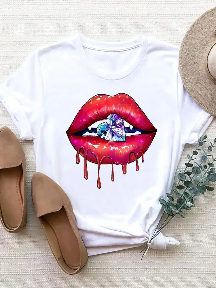 Schattige Kleding Mode Grafisch T-Shirt Dames Print T-Shirt Kleding Met Korte Mouwen Vrouwen Basic Tee Top