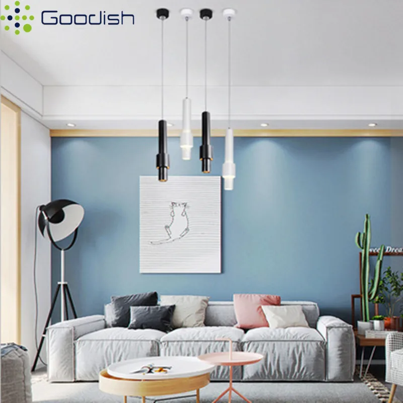 

Modern Simplicity Nordic Aluminum Strip Suspension LED Pendant Lights Art Creative Lamps for Bedroom Home Decoration Chandeliers