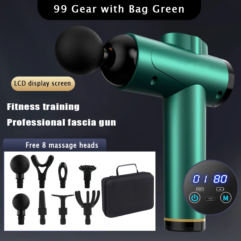 

Body Massager Gun 99 Gear Fitness Equipment Muscle Massagers Gun Fascia Masajeador Pistol Massage Device Back and Neck Masager