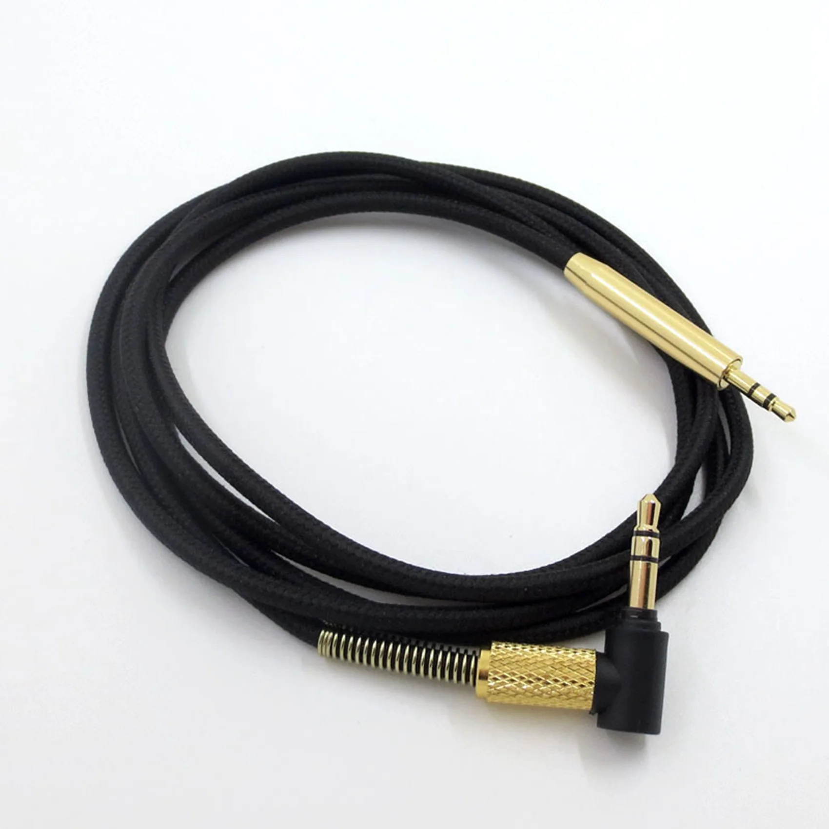 A003 2 قطعة غطاء الأذن/قطع غيار وسادات الأذن (رمادي) و 1 قطعة كابل صوت بديل لـ AKG Y40 Y50 Y45