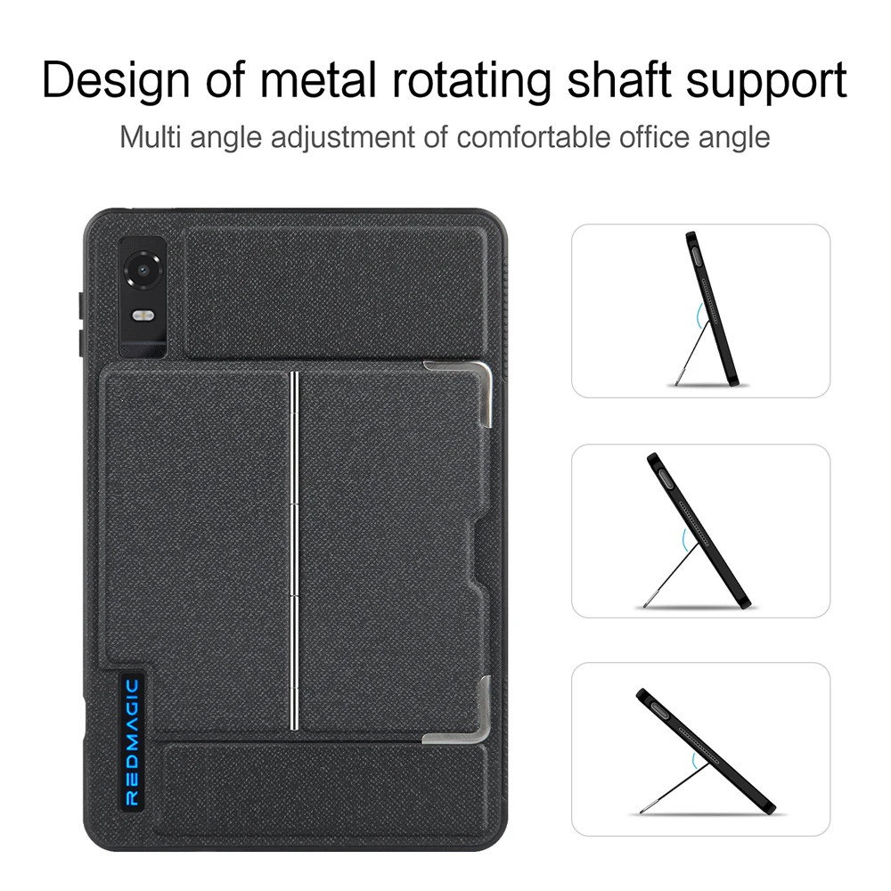 LFOIQN Case For ZTE Nubia RedMagic Astra 2 / Tablet 5 Pro 3Pro 9.06'' Gaming Tablet Protective Case Back Cover Stand TPU Shell