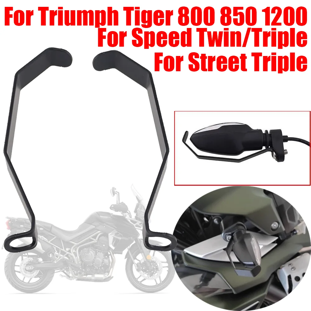 For Triumph Tiger 800 850 1200 Speed Twin Triple Street Triple Accessories Turn Signal Light Guard Indicatirs Protector Cover