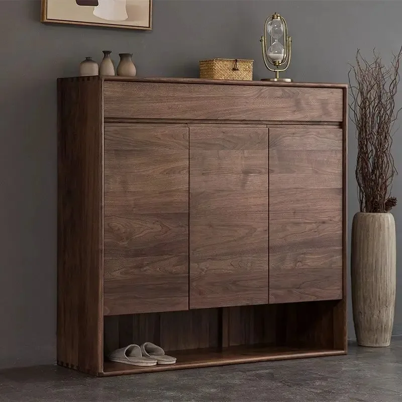 

Cheap Wooden Shoes Cabinet Storage Organised Japanese Space Saving Shoes Cabinets Living Room Accent Gabinete Hotel Furniture