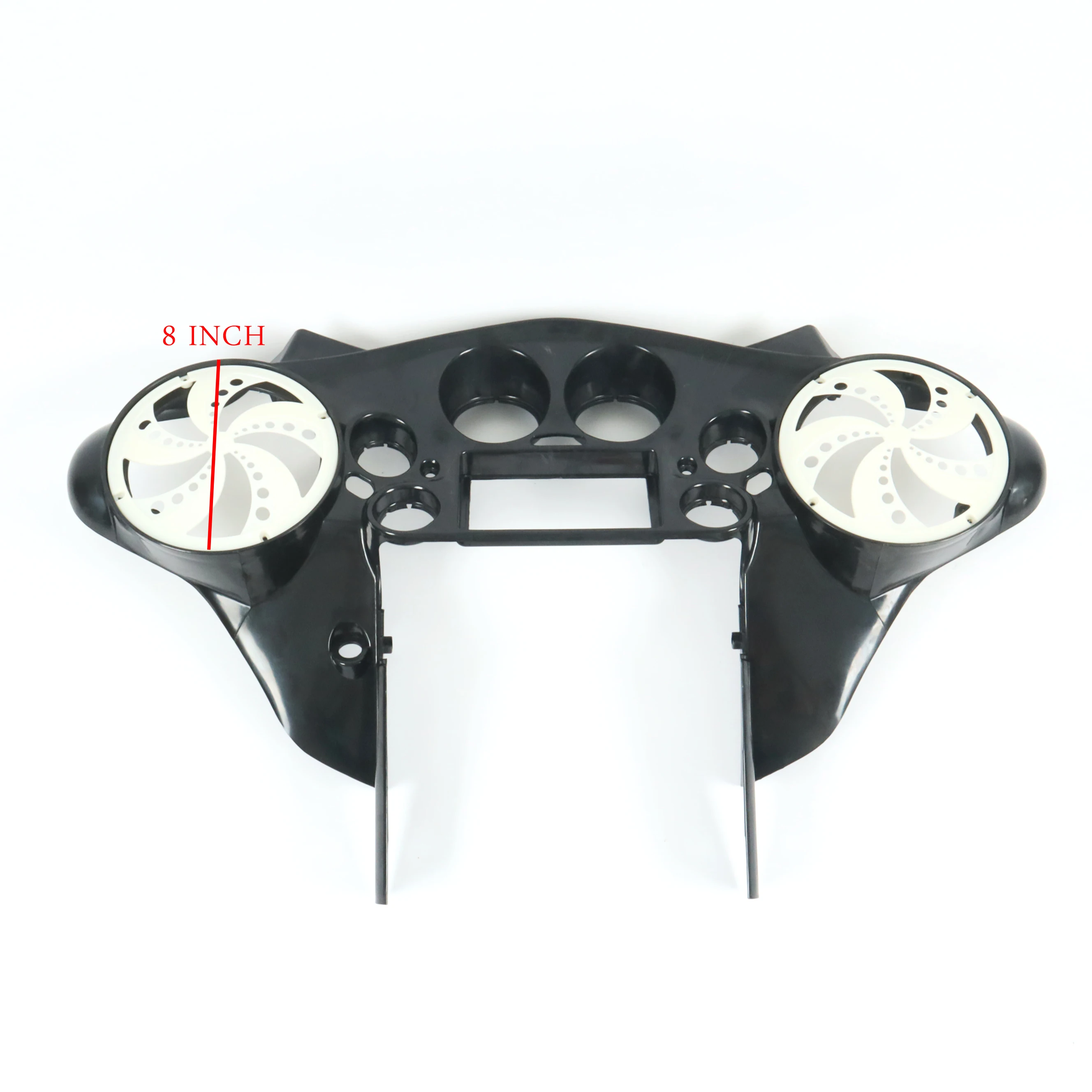 Unpainted Double DIN 8'' Speaker Inner Fairing Kit for  Street Glide 1997-2013 Motorcycle Fairings
