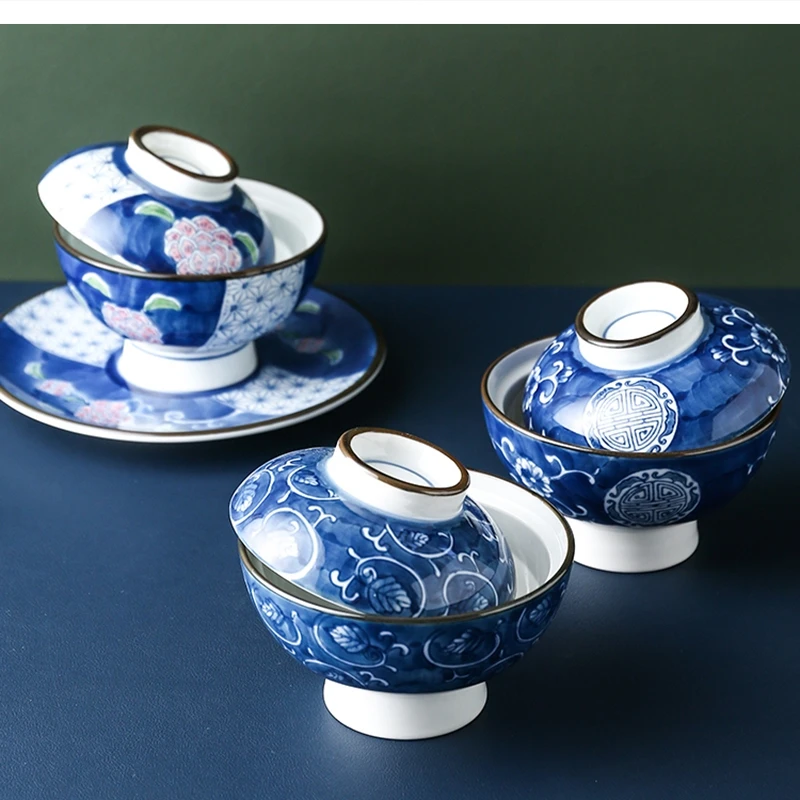 

Hand-painted Ceramic Use Water Stewed Bird's Nest Steamed Kitchen Utensils