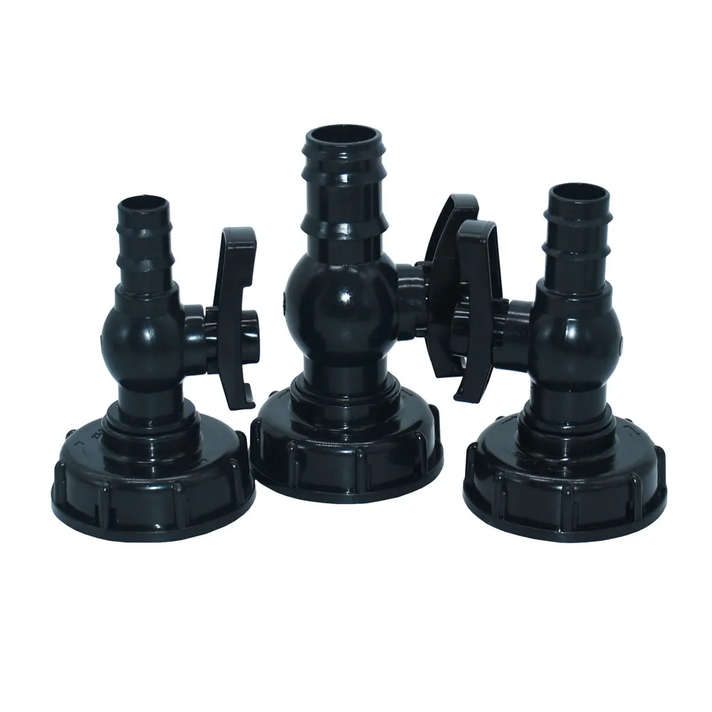 1000L IBC Water Tank Hose Tap Adapter S60 to 20mm 25mm 32mm Hose Connector Tap Garden Watering Pipe Fitting Ball valve