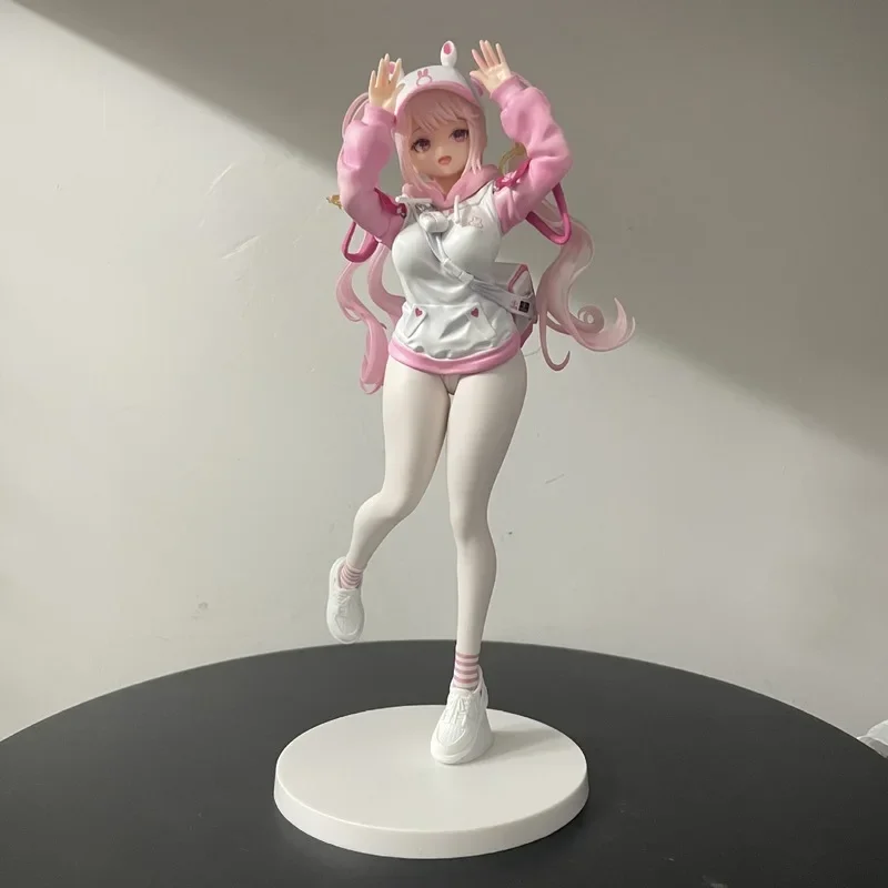 26 cm chaud Nikke Alice modèle rose lapin figurine debout fille poupée GK Statue Anime jeu ornement jouets à collectionner garçons cadeaux