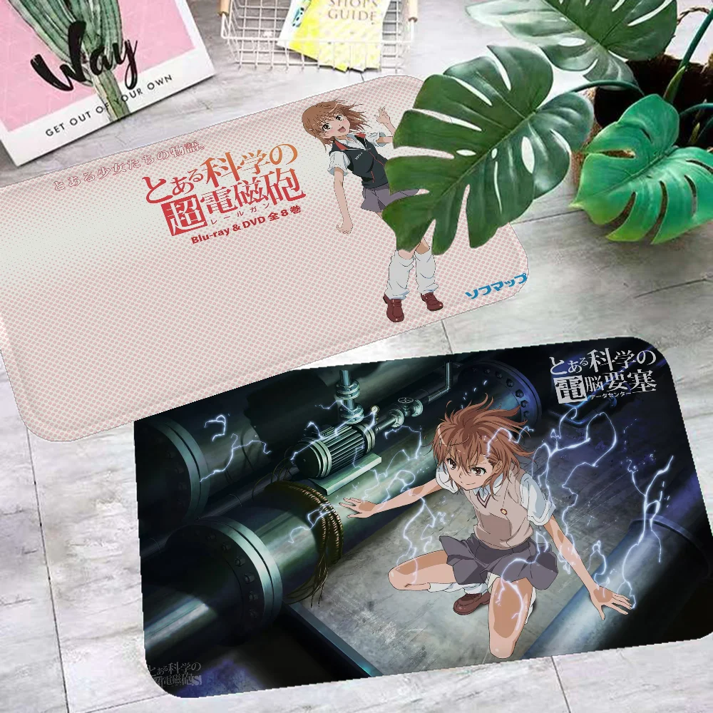 

Toaru Kagaku No Railgun Door Mat Nordic Style Home Doormat Bathroom-Toilet Mats Bedroom Bedside Mats