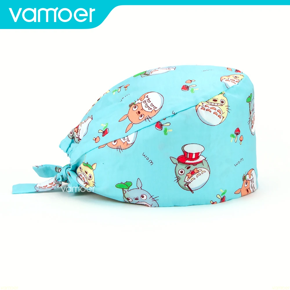 medical scrubs Pharmacy Lab Pet Shop Women Doctors Surgical Hat Nurses Hats Accessories Nursing Scrubs Cap Medical Uniform