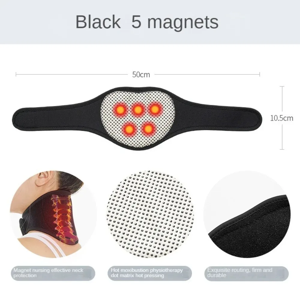 التورمالين الرقبة هدفين الأيونات السالبة المغناطيسي الذاتي الاحترار الأشعة تحت الحمراء البعيدة طوق عنق الرحم للرجال النساء الاستخدام اليومي لتخفيف آلام الرقبة #6