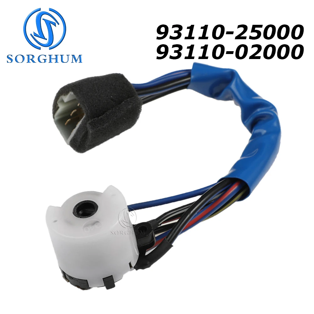 

93110-25000 93110-02000 Выключатель зажигания и стартера для Hyundai Accent II 1999-2005 Atos 2000-2005 9311002000 9311025000