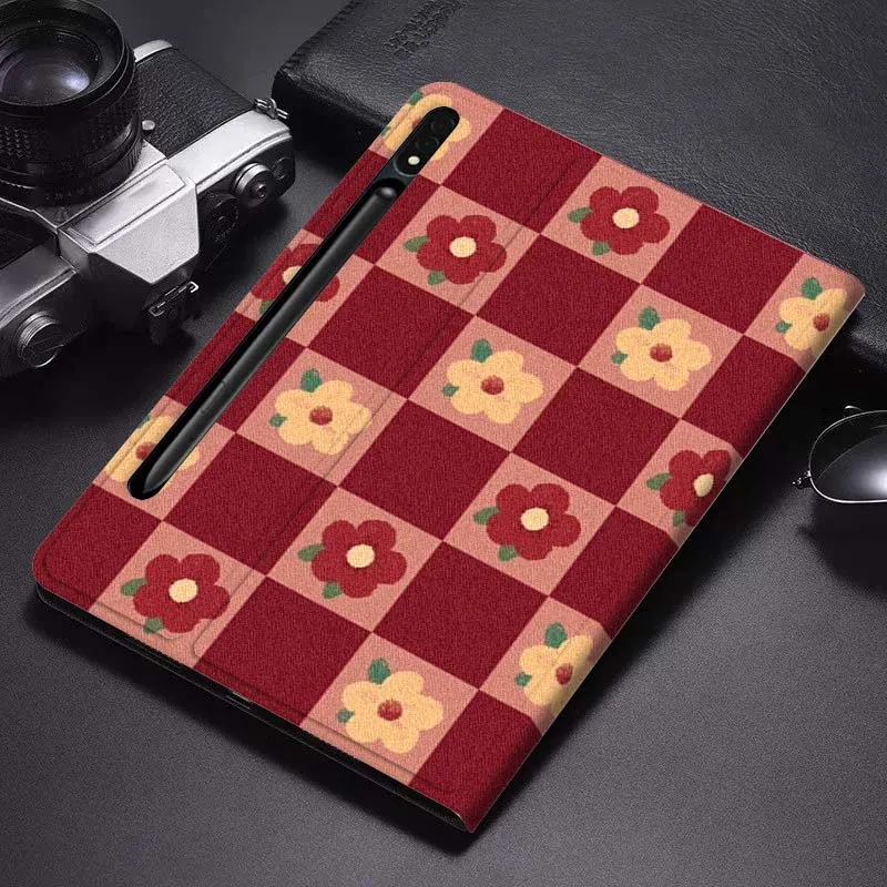 نمط متقلب عتيق لهاتف سامسونج جالاكسي تاب S7 S8 S9 S10 S11 FE Plus Lite #3