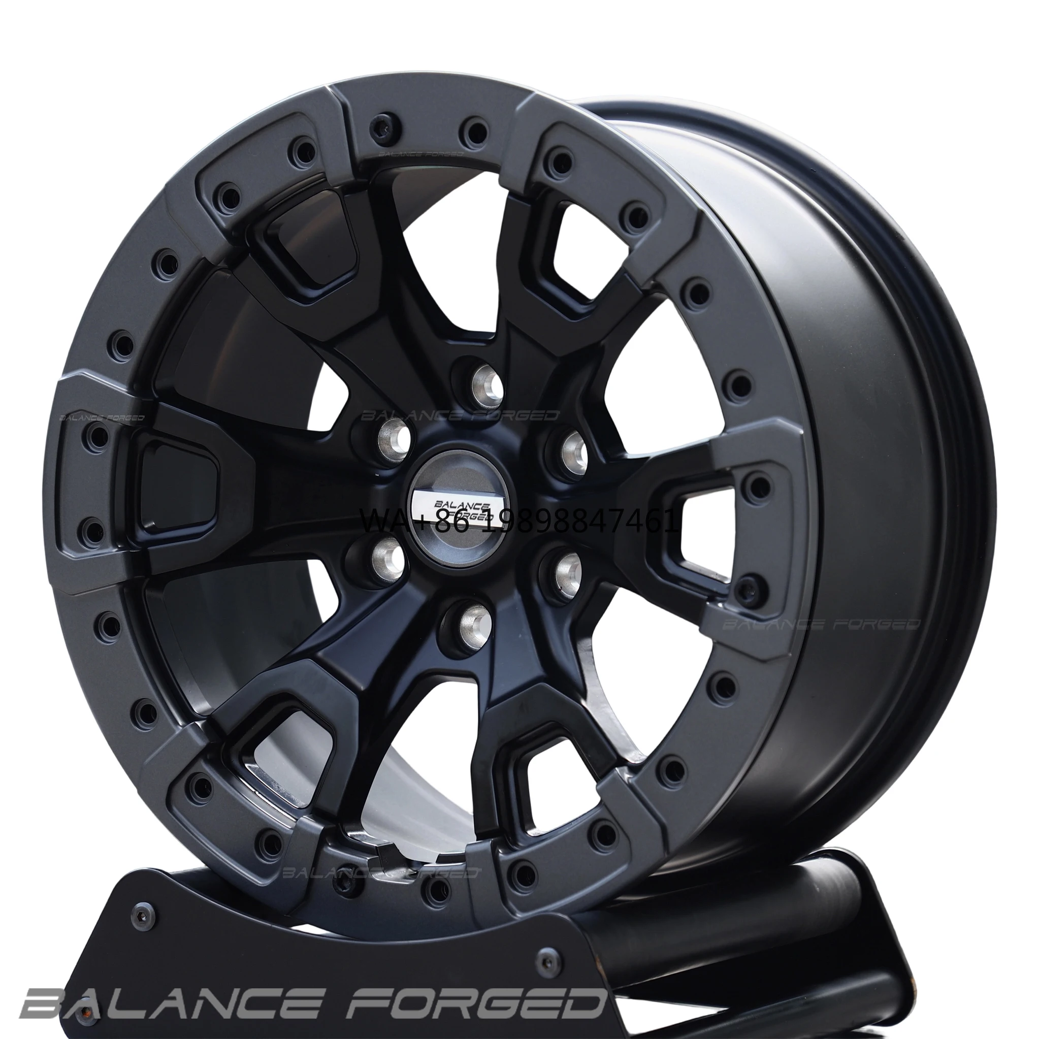 Rines BLC Forjados Cóncavos Profundos con Beadlock 5X120 de 15, 17 y 18 Pulgadas para Carreras de Drag, para Dodge Challenger, Charger, SRT, Widecat y Hellcat