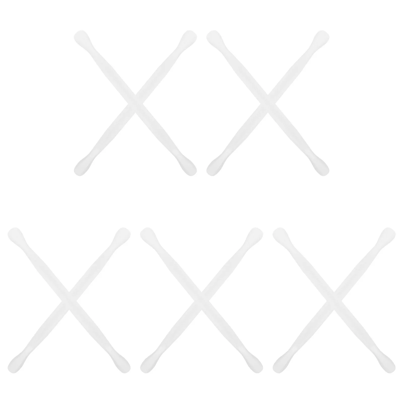 10개 네일 아트 푸셔 큐티클 트리머 젤 리무버 도구 매니큐어 키트 플라스틱 스크레이퍼 폴리쉬 제거기 여성용