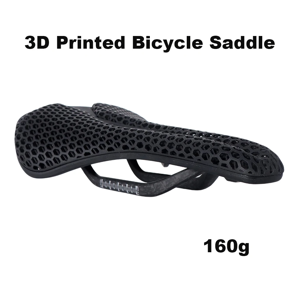 

Bike Carbon Saddle 3D Printed Saddle 140/143mm 7x9 Round Rail Ultralight MTB Road Mountain Bike Racing Saddles Bicycle Parts
