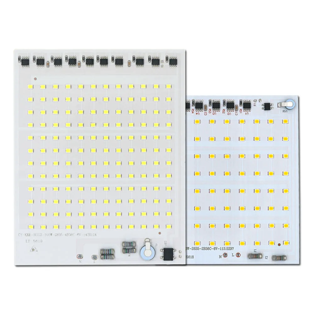 1PCS chip led cob SMD2835 Super Power 150W 200W AC220V no need driver Led module leds for square Panel lights led matrix White