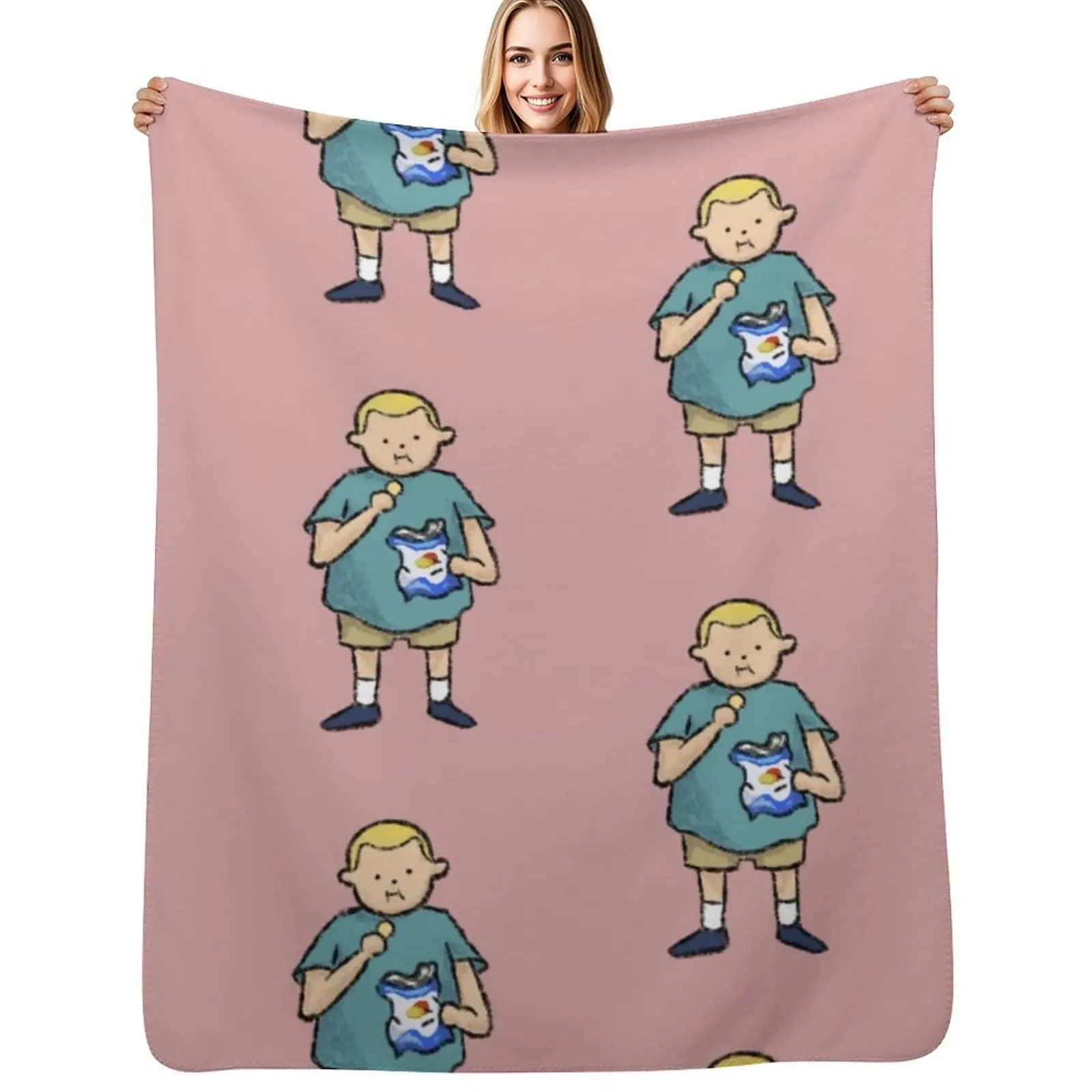 

Bobby Potato Chip Hill Throw Blanket For Baby Nap Fashion Sofas Single Blanket
