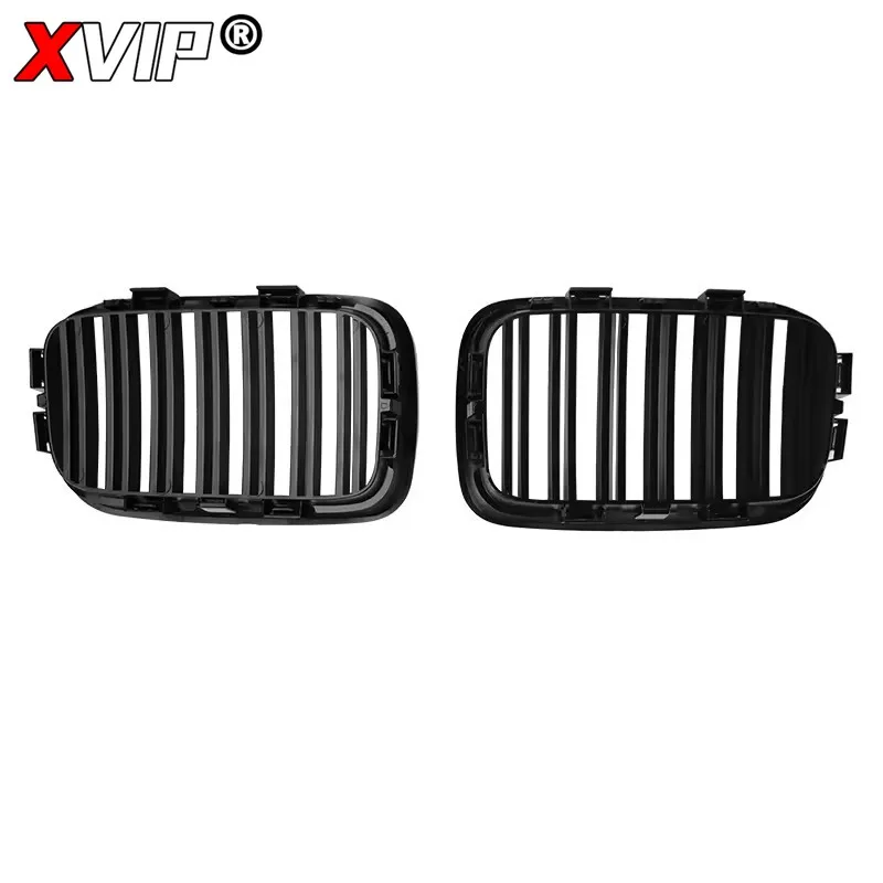XVIP Gloss Black Radiator Grill Double Line Style Front Bumper Grille For BMW 3 Series E36 318i 325i M3 1992-1996 Racing Grill