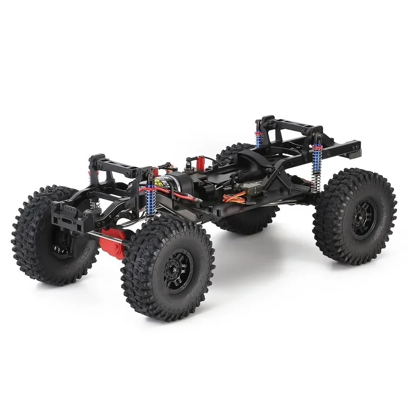 TRX4/SCX10/GEN8 1/10 RCクローラーアップグレードパーツ用のディファレンシャルロック付きメタルフロント/リアポータルアクスル、地上高を向上
