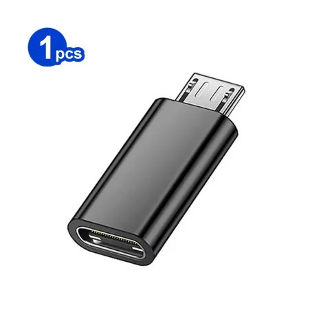 Micro-zu-Typ-C-Android-Adapter-Anschluss für Telefon und Tablet, Micro-USB-Stecker auf Typ-C-Buchse