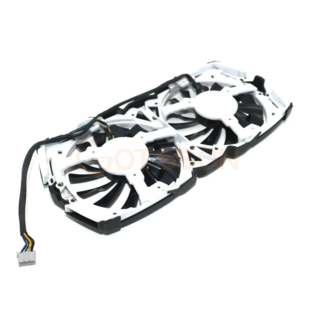 Imagem -05 - Ventilador de Refrigeração da Placa Gráfica Pld09210s12hh 4pin Apto para Msi rx 580 570 480 470 Rx6600 Armor P106100 Gtx1070 1080 87 mm