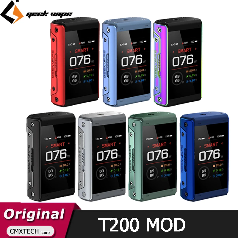 مراجعة شاملة لجهاز Geekvape T200 MOD: الأداء، التصميم، والتجربة العملية