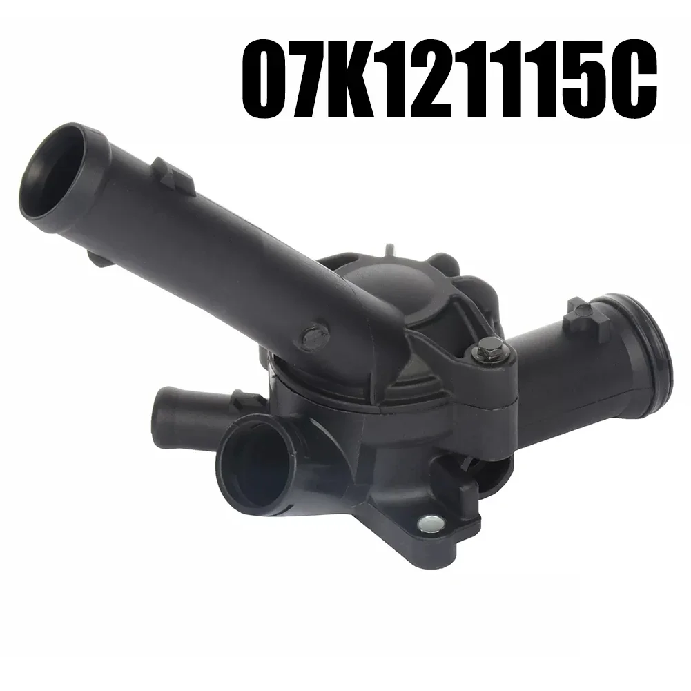 

1pcs Black Plastic Car Thermostat Housing For Jetta For Golf For Passat 2.5L 2005-2014 OEM Part Number 07K121115C Car Accessorie