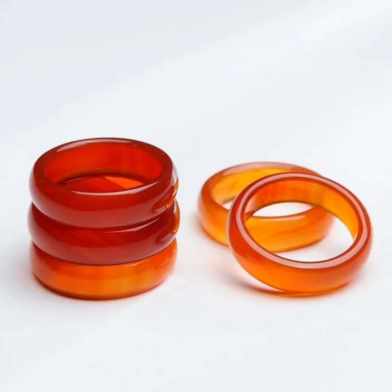 

Natural Brazilian Ice Jade Agate Red Flower Ring Couple Rings Jade Couple Style Jade Bracelet Genuine