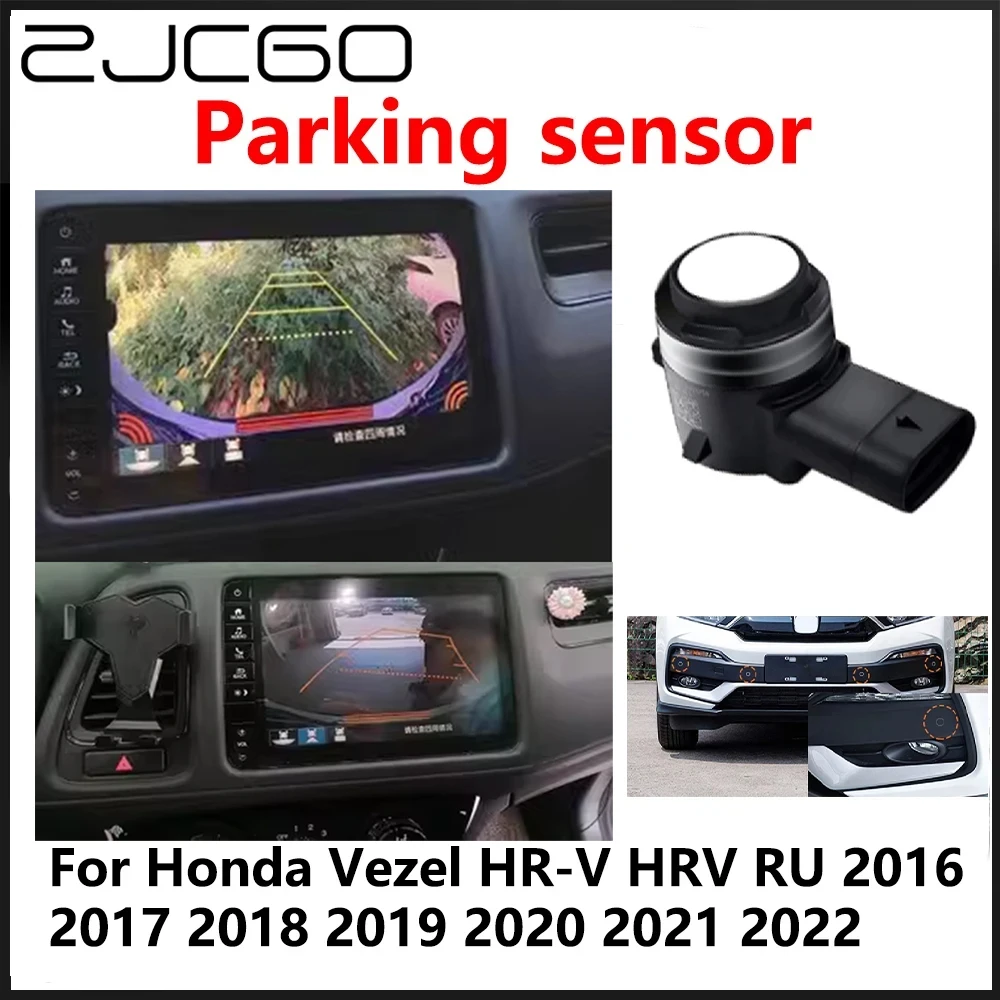 

ZJCGO OEM Front Rear Reverse Parking Sensor PDC Car Reversing AID System for Honda Vezel HR-V HRV RU 2016~2022