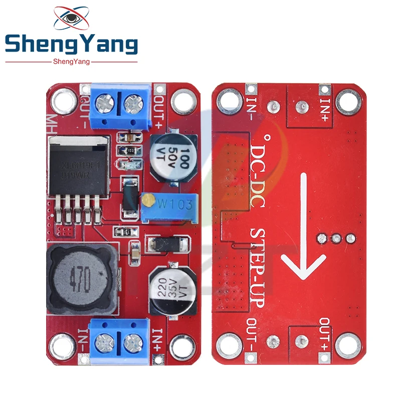 TZT DC-DC power supply module boost module step-up voltage converter Voltage regulator XL6019 adjustable output image 3