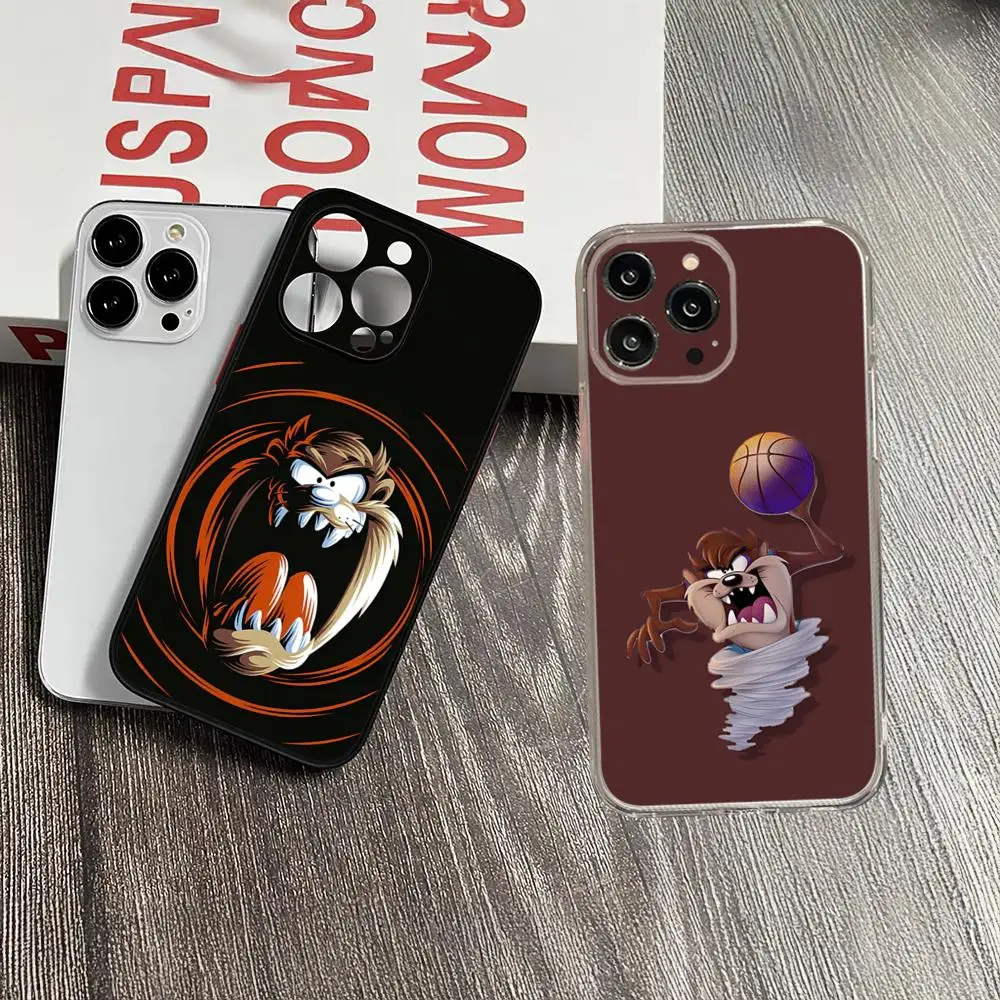 Tasmanian Devil Taz Phone Case for iphone 16 15 14 13 Pro Max Mini 11 12 Xr X Xs 7 8 Plus Cover