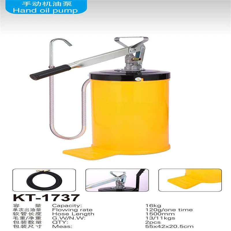 Manual butter machine, injector manually adjustable, butter pump foot-operated oil injection convenient refueling gun