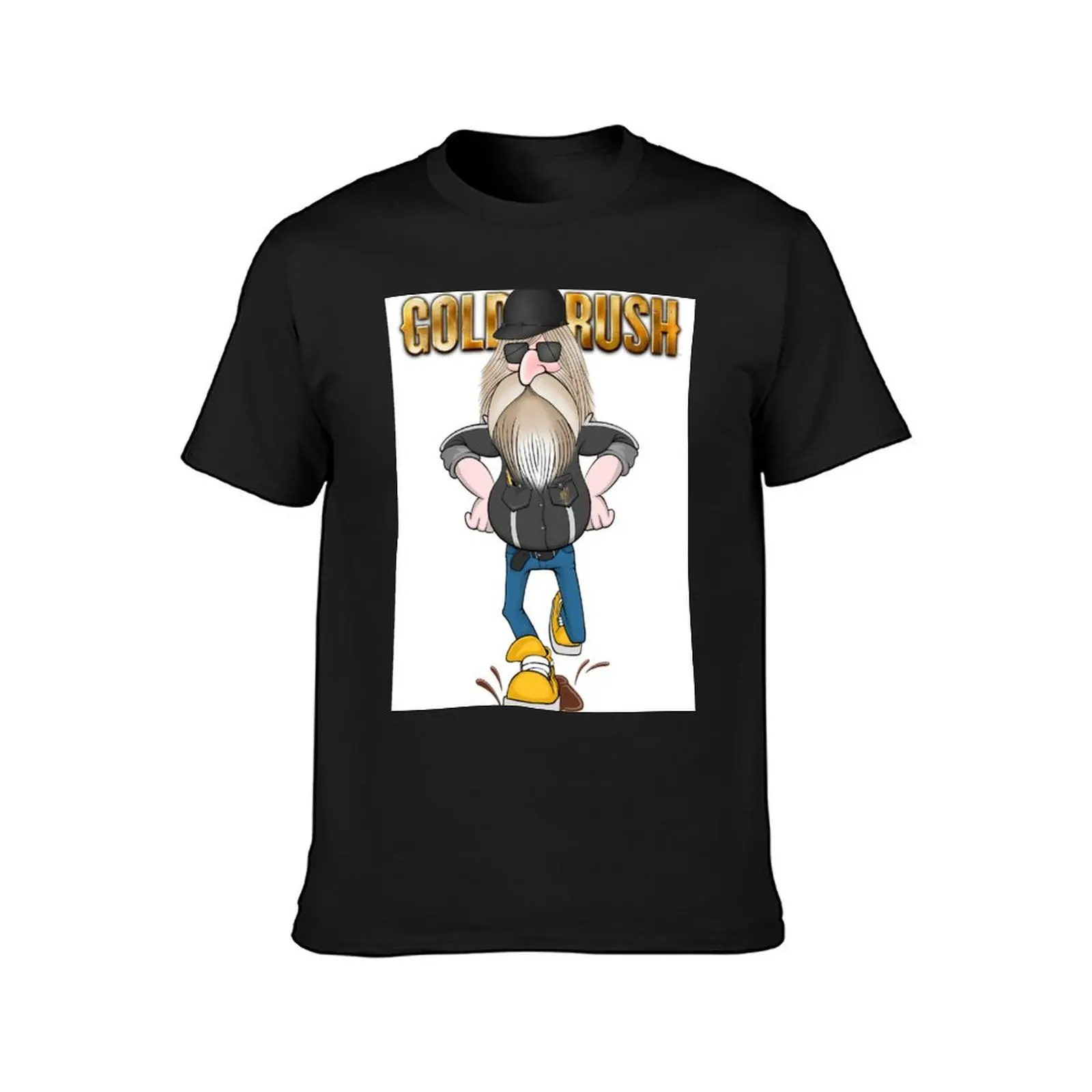 Gold Rush T-Shirt anime clothes blacks customs design your own fitted t shirts for men