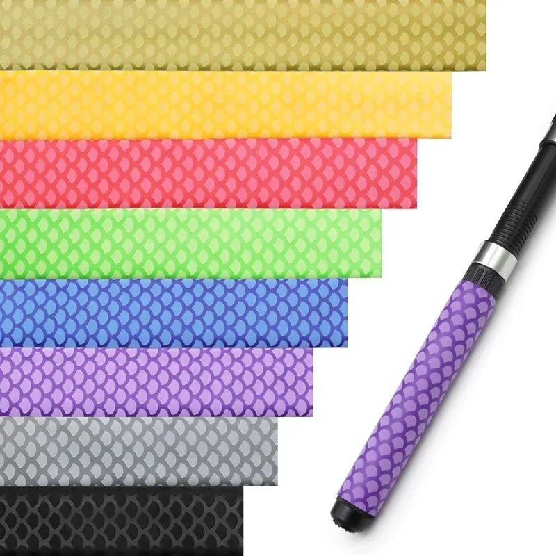 

Non-Slip Heat Shrink Tube 15/18/20/22/25/28/30/35/40/45mm Bicycle Handle Anti Skid Fishing Rod Wrap Waterproof Protector Purple