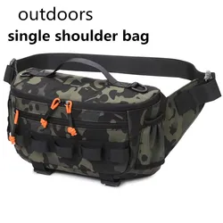 Fishing chest waist bag tactical outdoor tourism sports fishing bait bag hunting camping hiking bicycle bag mountaineering