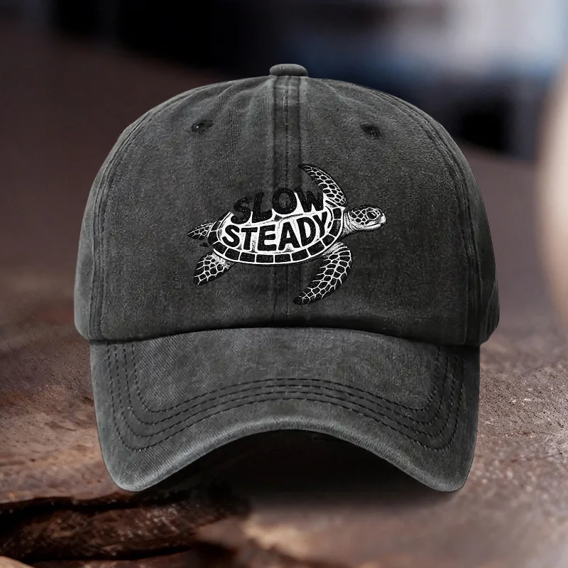 Chapeau de cowboy réglable à imprimé tortue marine de 2,54 cm, style sport de plein air unisexe, un cadeau idéal pour les mariages, les fêtes, etc.