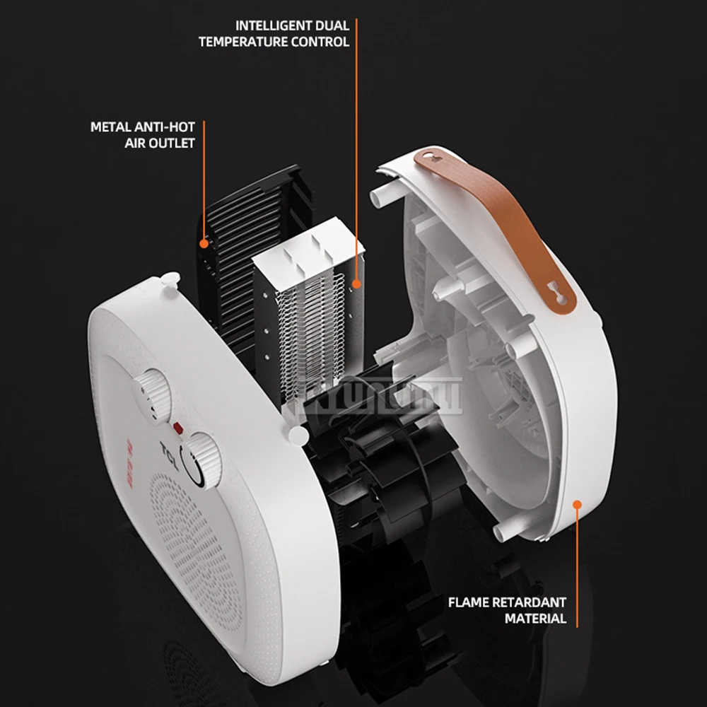 Портативный энергосберегающий обогреватель Calentadores Electricos De Hogar 2000W Small Electric Aquecedor Ambiente