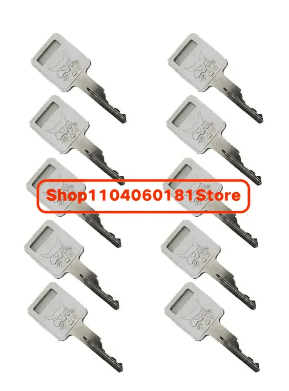 

10 шт. ключи для Bobca-t Cas-e Skid Steer Key 6693241 Bob-cat Excavator NG100 MX331 337 S160 S250 Key