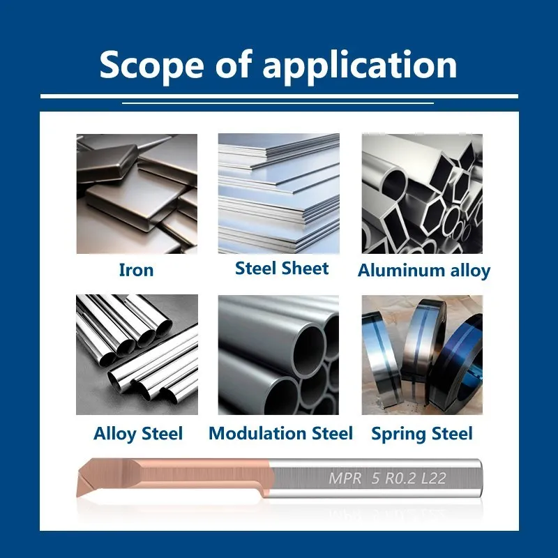 XCAN Full Range of Small Bore Boring Tools CNC Carbide Integral Internal Boring Cutter MPR MUR MKR MNR MQR MIR MFR MGR MTR