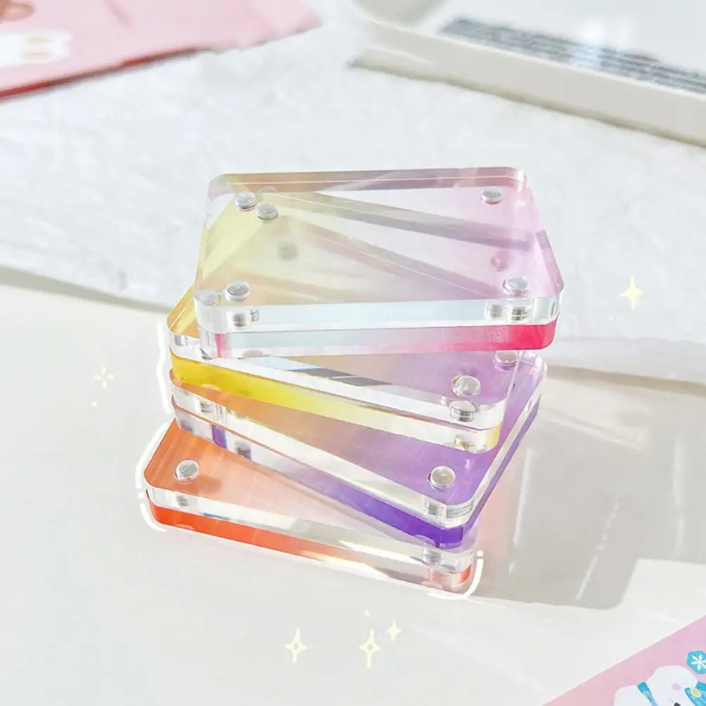 Decorative  Excellent Anti-crack Goo Card Brick Smooth Edge Photo Ornament Thickened   Students Gift