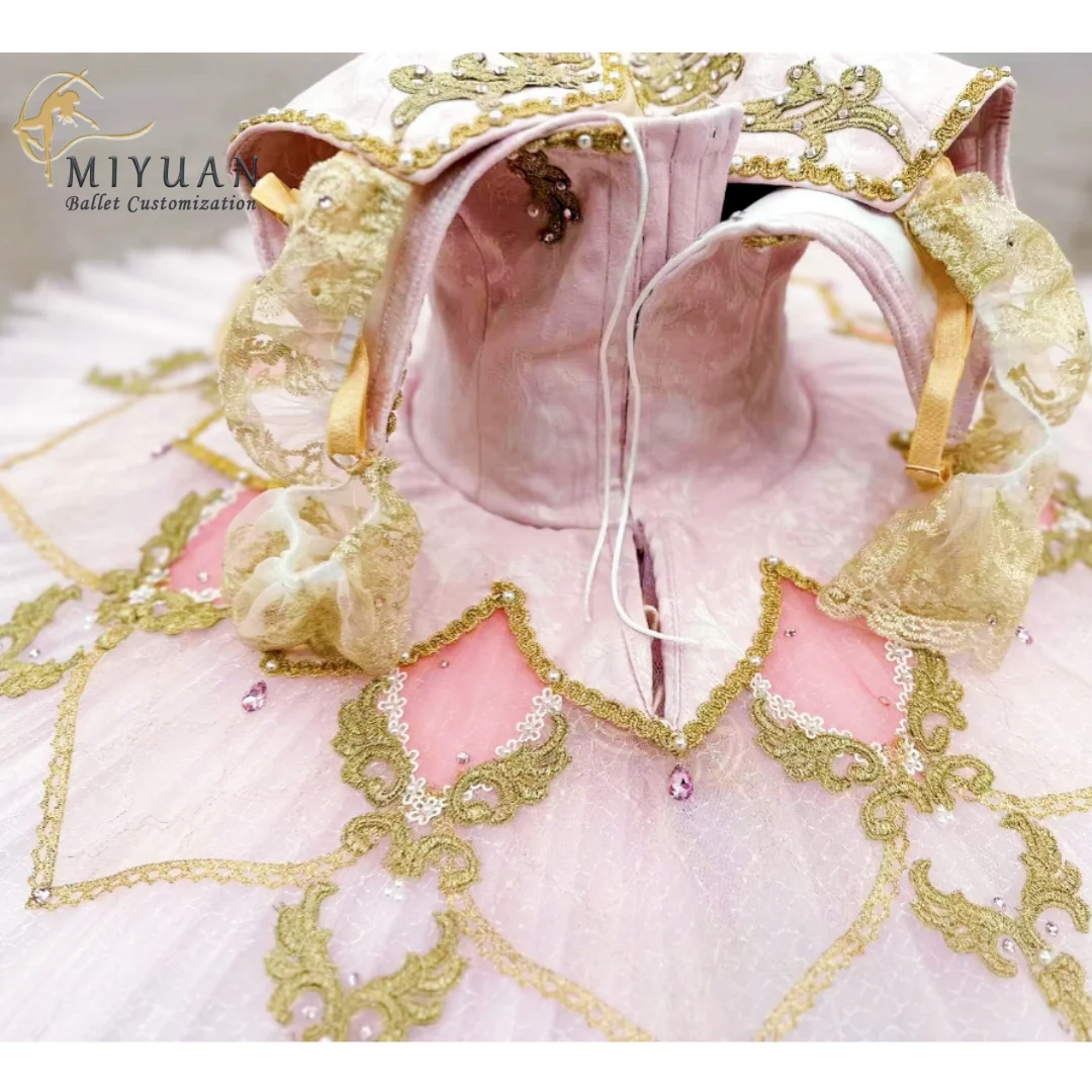 Professional high-end custom ballet dress TUTU adult children pink ballet dance dress performance competition women custom dress