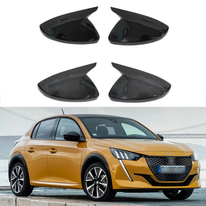 

2 шт. крышка зеркала заднего вида с рожком для Peugeot 208 14-20 308 508 2008 2020-2023