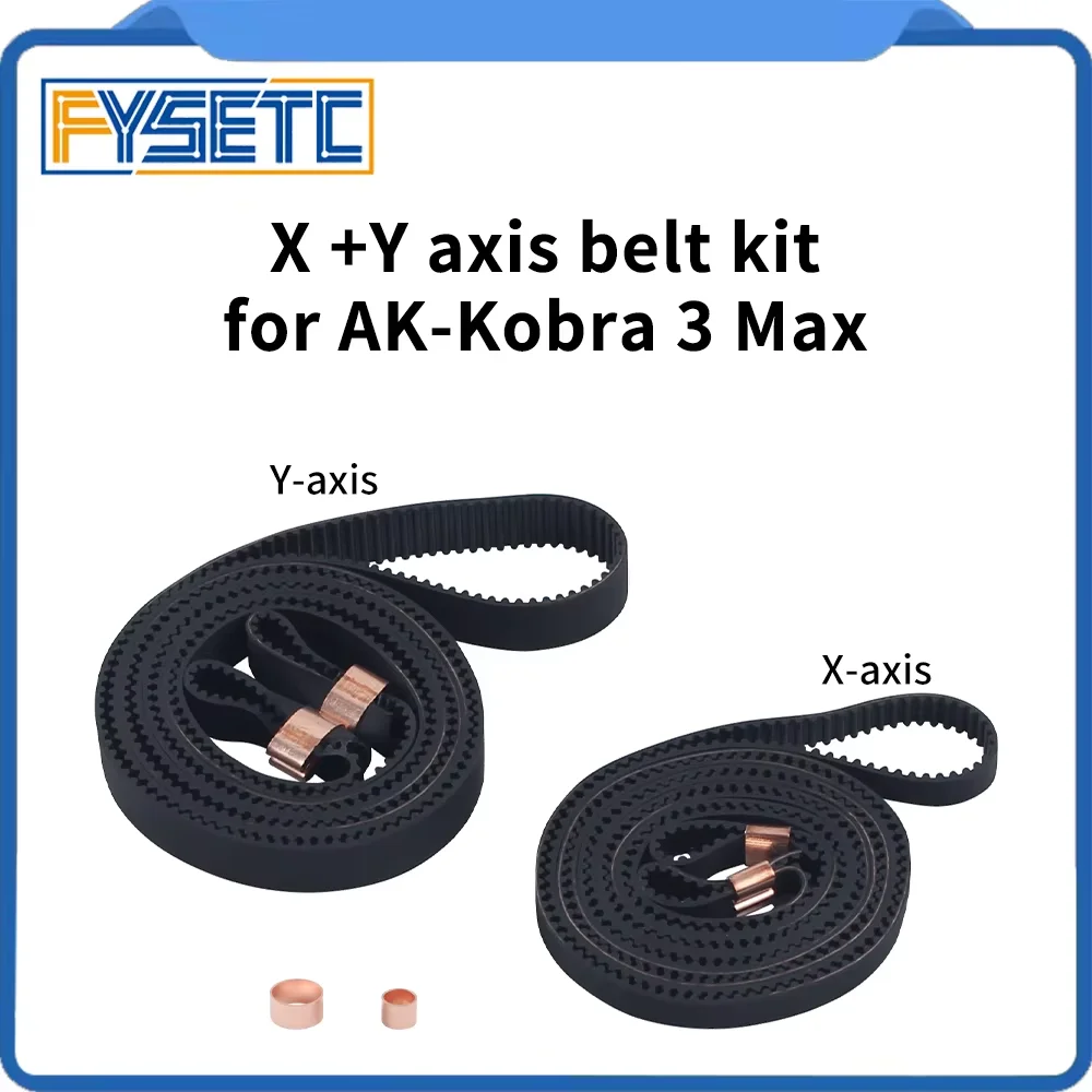 

For Kobra 3 MAX Synchronous Belt Kobra 3MAX X Y Z 6mm/10mm Width Belt High Quality 3D Printer Replacement Parts for Kobra 3 MAX