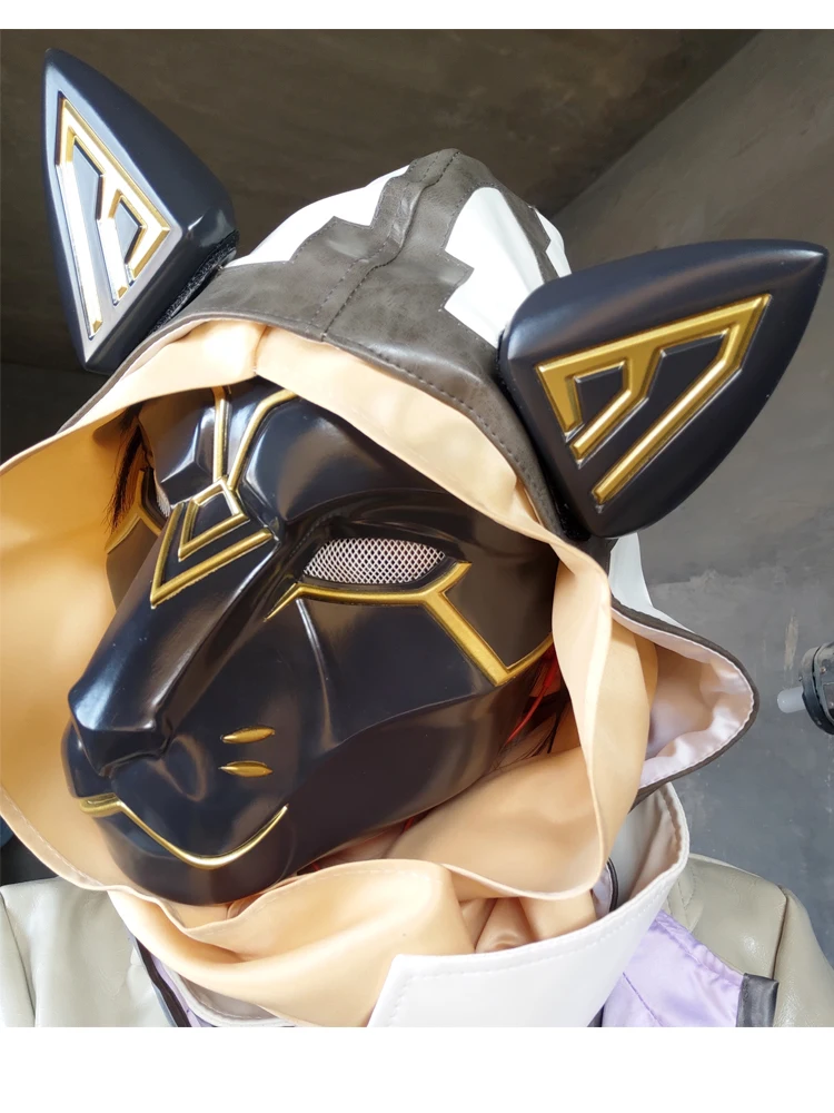 Overwatch Bastet Máscaras Cosplay para Homens e Mulheres, Capacete, Orelhas de Gato, Acessório de Jogo, Halloween Masculino, Mascarada, Disfarce, Presentes de Festa