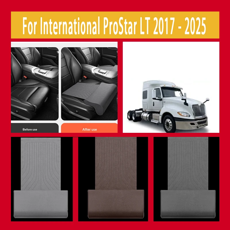 Para International ProStar LT 2017 - 2025 soporte de pierna de asiento de coche alfombrilla de extensión almohadilla de soporte almohadilla de extensión de asiento