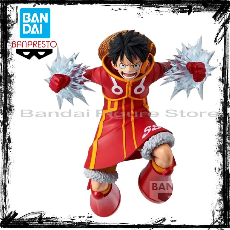 

In Stock Original Bandai Banpresto One Piece Luffy Moment of Battle Anime Action Figure Collection Model Toys Ornaments Gifts