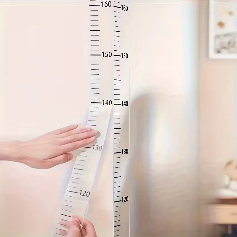 78.74-Inch Wall Height Measuring Tape - Writable, Reusable for Room Decor & DIY, Durable PC Material