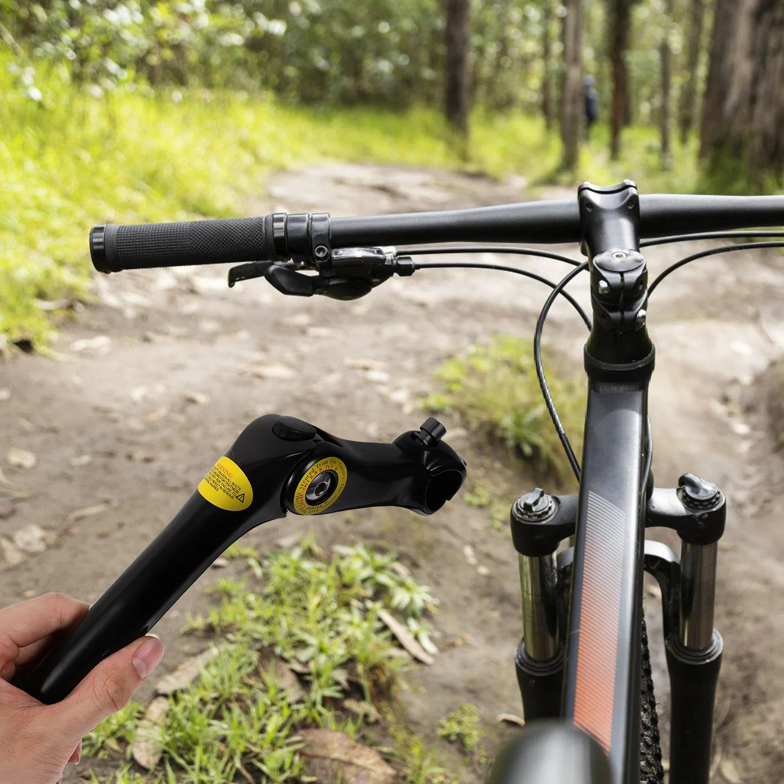 

25.4mm Mountain Bike Handlebar Riser Adjustable Lightweight Aluminum Alloy Bicycle Stem Road Bike Accessories Compatible